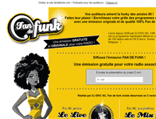 Tablet Screenshot of fandefunk.fr